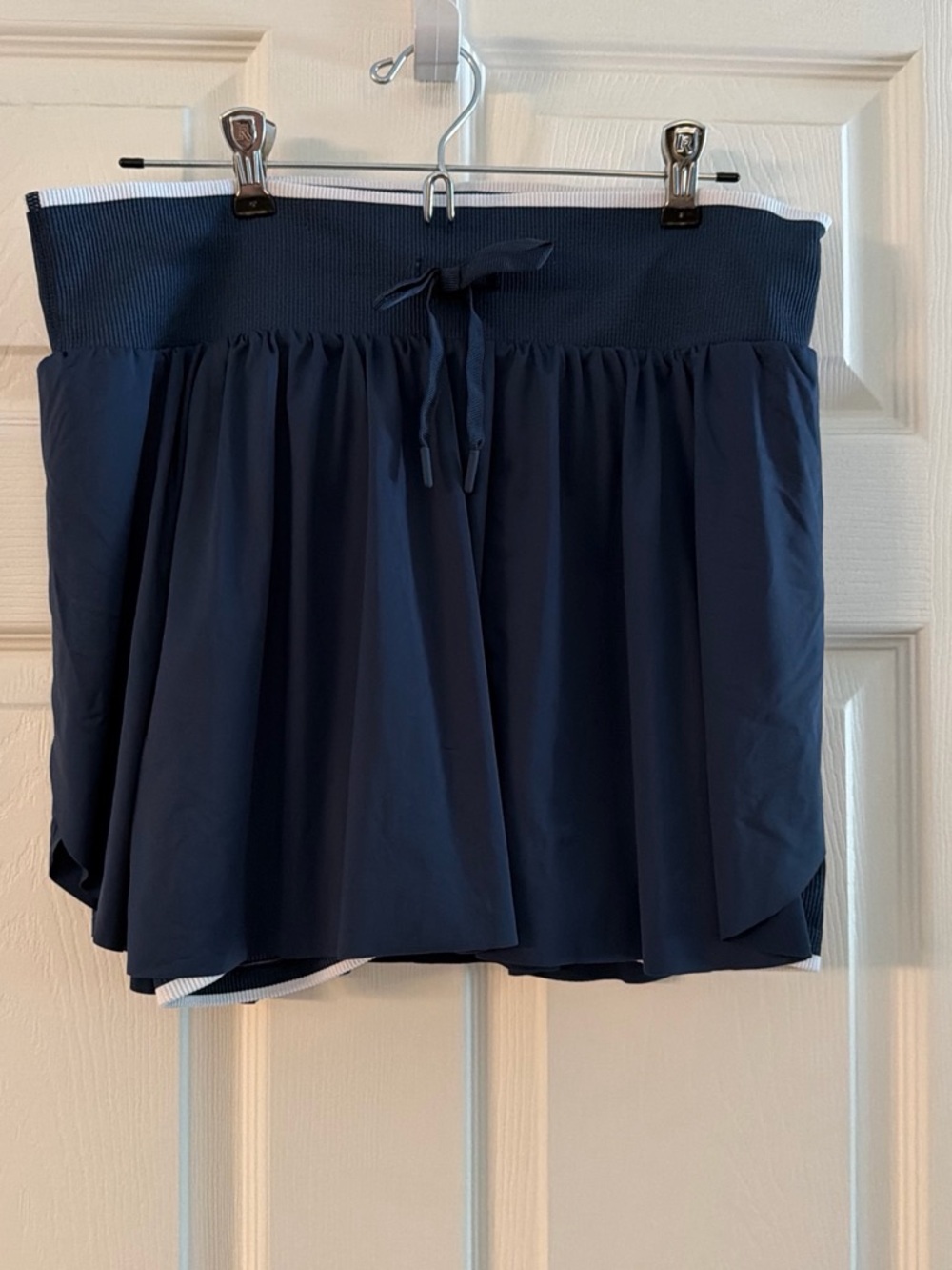 Harmony Balance. Women's Navy Blue Skort with Drawstring Waist